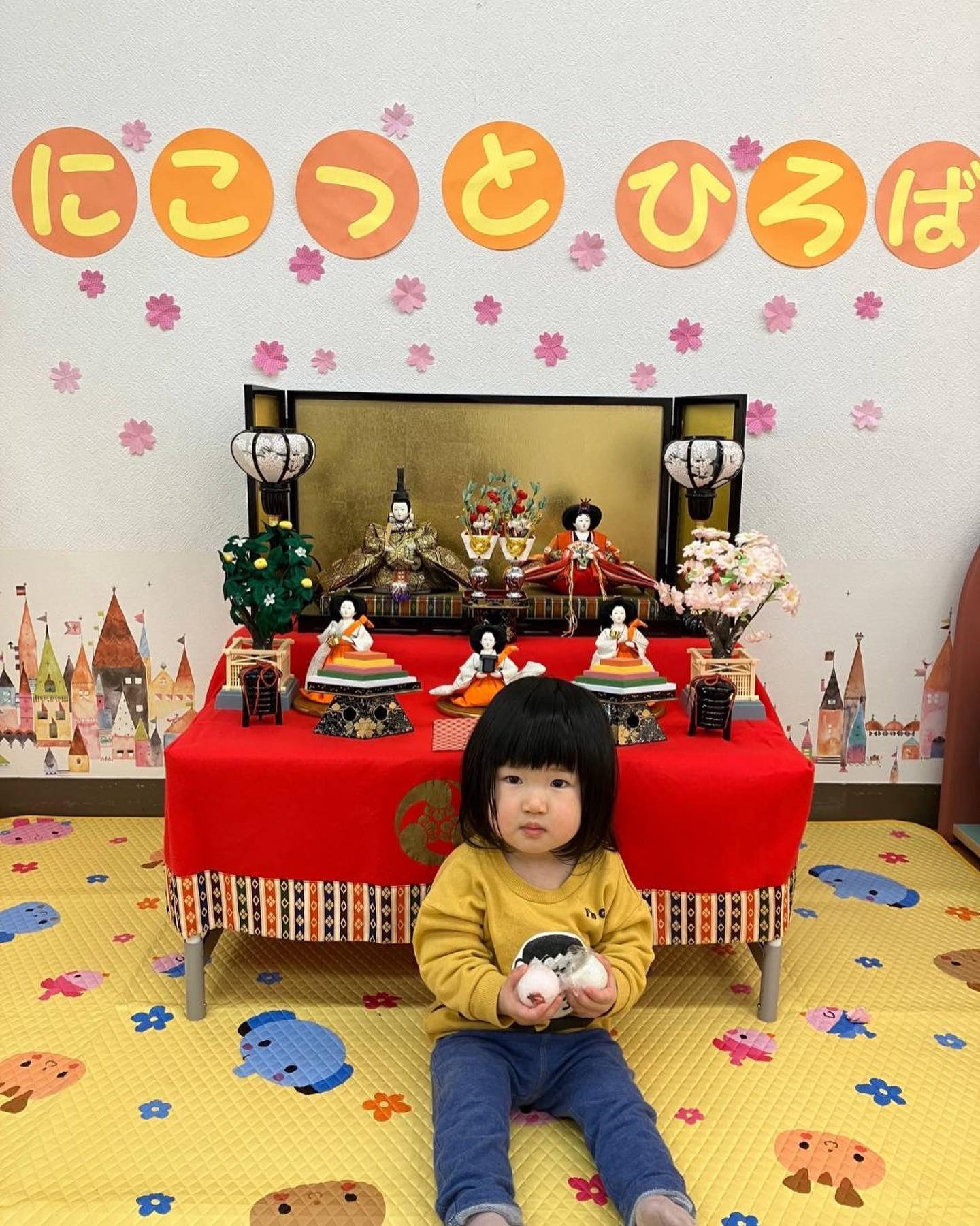 【お知らせ】お雛様飾飾ったよ♪
